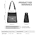 Kattee Leather Handbags for Women, Soft Shoulder Tote Bucket Bags Crossbody Purses with 2 Straps Black