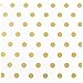 JAM Paper Gift Wrap - Polka Dot Wrapping Paper - 25 Sq Ft (30 in x 10 Ft) - White with Gold Foil Dots - Roll Sold Individually