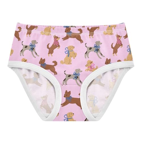 Girls' Underwear Dogs Cotton Stretch Comfort Toddler Panties