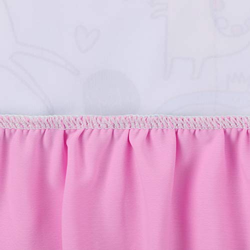 Image of Toddler /Baby Girls Rash Guard Swimsuit Long Sleeve 2 Piece Swim Bottoms Set UPF 50+ 3M-9T