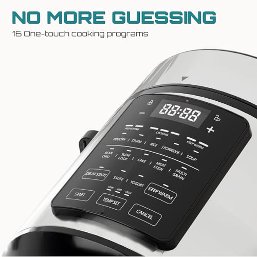 image for OLIXIS Electric Pressure Cooker 6 Quart Stainless Steel Multi Cooker E