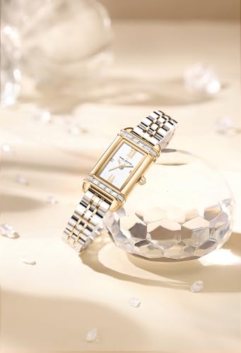 Image of Daniel Hechter Paris Louvre Collection Square Dial Watch for Women with Roman Indices and Stainless Steel Strap-DHW2006