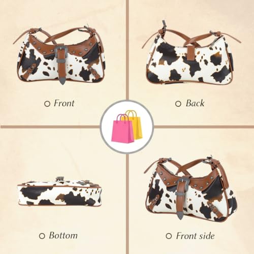 Image of PALAY Shoulder Bag for Women Girls Small Canvas Handbag with Chain Charm Hobo Bag Stylishly Sweet Y2K Star Patchwork Letter Printed Handbag Casual Small Shoulder Bag