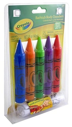 Crayola Bathtub Body Doodlers 5 Count (2 Pack)