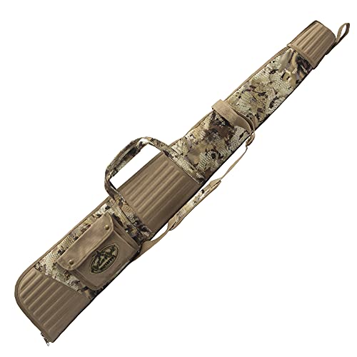 Rig'Em Right Waterfowl 53' Long Nitro Deluxe Floating Bird Hunting Shotgun Gun Case with EVA Stock, Action and Barrel Protection, Rainproof Zipper, Choke Tube Holders, and more (Optifade Marsh Camo)