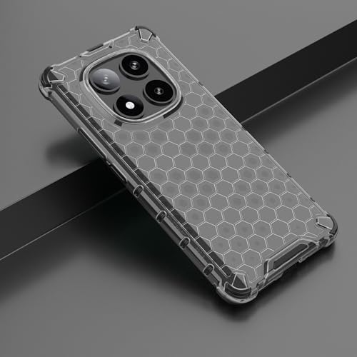 Image of Glasgow Back Case Cover Designed for [ Mi Redmi Note 14 Pro 5G ] (Stylish Look | Shock Proof) - Black