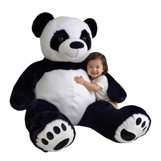 Giant Plush Panda Bear for Kids