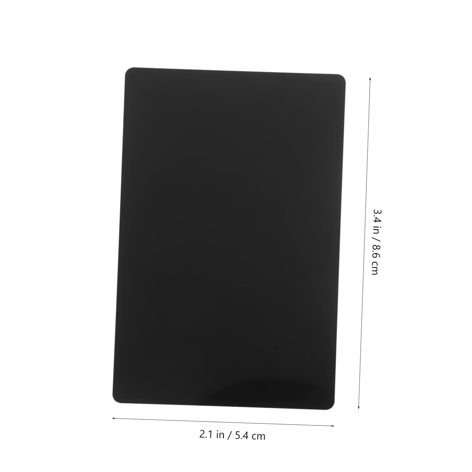 DOITOOL 300 Piezas Tarjetas De Visita De Metal De Aluminio Tarjetas De Visita Grabado Láser Para Eventos De Negocios