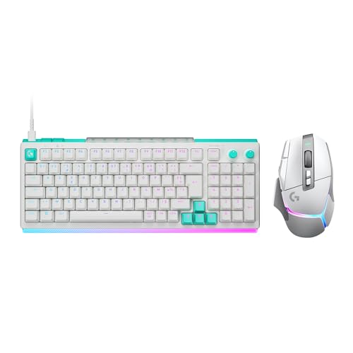Améliorez votre setup gaming blanc avec le clavier mécanique G512 X et la souris G502 X
