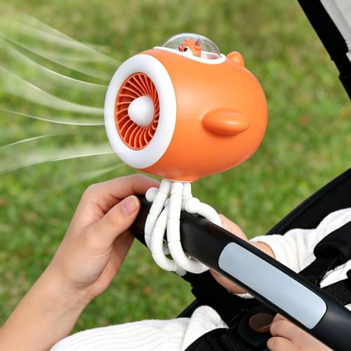 Ventilateur portable poussette pour protéger bébé de la chaleur - 8