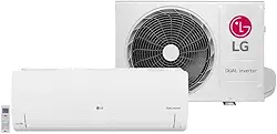 Ar Condicionado Split Hi Wall Inverter LG Dual Compact +AI 18000 BTU/h Quente e Frio S3-W18KLQAL – 220 Volts