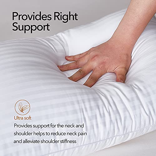 Acanva Bed Pillows For Sleeping 2 Pack With Luxury Hotel Quality, Super Plush 3D Fiber Filling, Top-End Microfiber Cover For Side Stomach Back Sleepers #TOP3