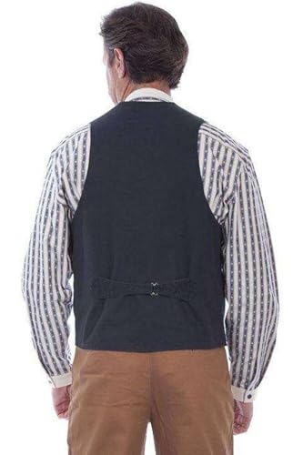 Scully 100% Cotton Canvas Sturdy Vest - Black2