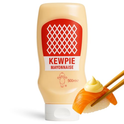 Mayonesa japonesa, Mayonesa sin gluten, salsa emulsionada popular en la cocina japonesa, Sabor umami distintivo, 1 bote de 500 ml