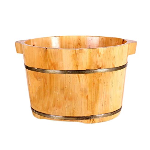 Cubeta de pies de madera sólida para pedicure