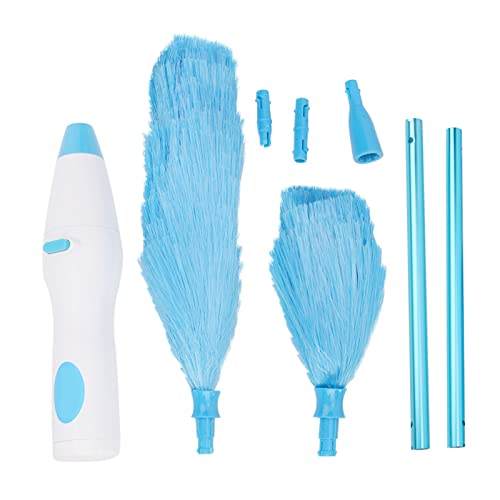 Image of AYNEFY 180 Bendable Electric Duster, Duster with Extendable Pole Bendable Dusters for Fans, Blinds, Furniture, Shutters, Cars top and More