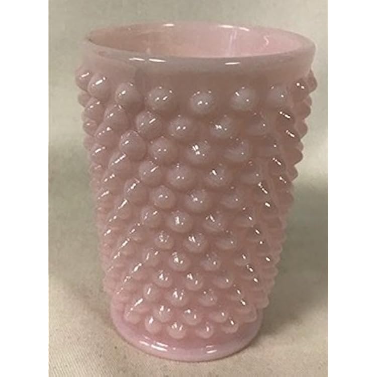 Tumbler/Juice Glass - GiGi Hobnail Pattern - American Made - Mosser Glass USA (Crown Tuscan Pink) (1)