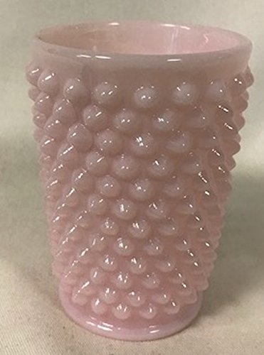 Tumbler/Juice Glass - GiGi Hobnail Pattern - American Made - Mosser Glass USA (Crown Tuscan Pink) (1)