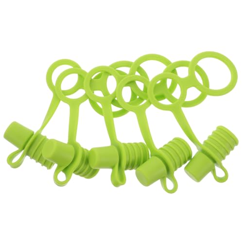 SUPVOX こぼれないウォーターボトル 男の子と女の子用 シリコンノズル 5個入り 男の子と女の子用 漏れ防止 ポーチトッパー お手入れ簡単