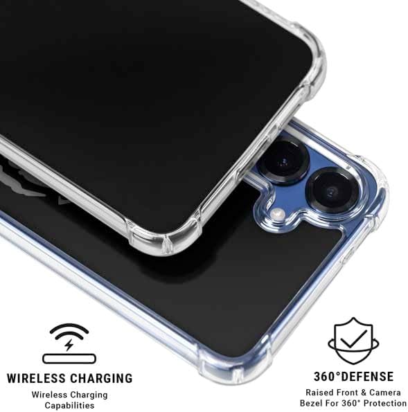 Skinit Clear Phone Case Compatible with Galaxy S25 FE - Officially Licensed LSU Geaux Tigers Design