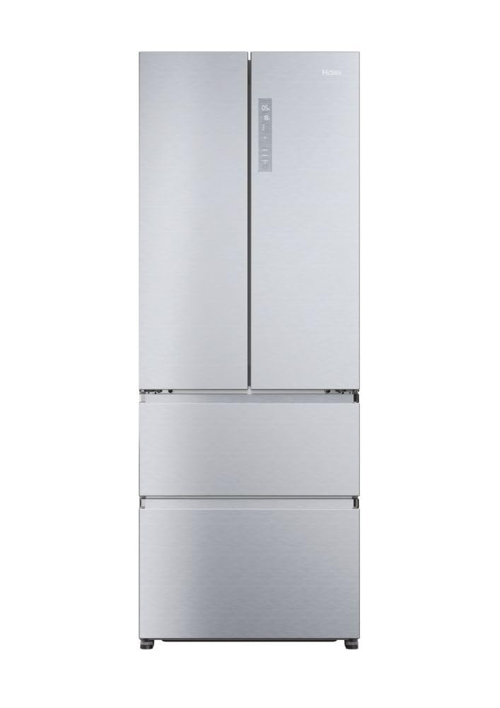 Haier French Door Kühl-Gefrierkombination FD 70 Serie 5 HFR5719ENMG | 446 L French Door Kühlschrank, Freistehend, Doppeltür Kühlschrank mit Gefrierfach, No Frost, LED, Touch-Display