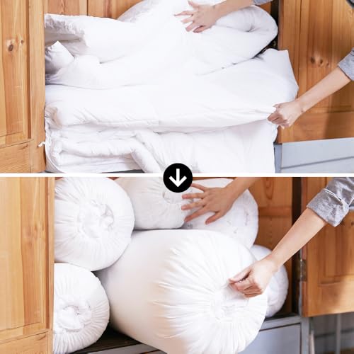 Roll & Stack ロールアンドスタック ふとん収納袋 M (25L) White X 2 の商品画像 6