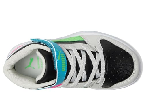 Image of PUMA Kids' Rebound Layup Mid Hook and Loop Sneakers