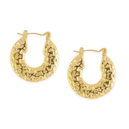 See full amazon price history chart for Rubans 18KT Gold Plated Stainless Steel Waterproof Tarnish Free Demi-Fine Hoop Earrings Rubans 18KT Gold Plated Stainless Steel Waterproof Tarnish Free Demi-Fine Hoop Earrings (B0D6KS3XJZ) Amazon Price History, Amazon Price Tracker