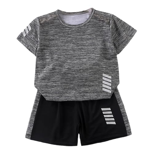 [YAYAMIYA] xr[ j̎q 90-160cm 2_Zbg q ZbgAbv  W[W LbY ㉺ n[tpc Ԃ   tVc ĕ ct XN[ ʉ ʊw z UVJbg (O[, 110CM