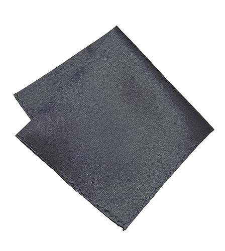 Image of TIE STUDIO Men's Solid Pocket Square | Size- 10cm x 10cm | Colour-Royal Blue | Pack of 1 |