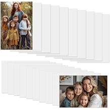 20 Pcs Sublimation Metal Photo Blanks 8x10 Inch Metal Sublimation Sign Blanks 0.45mm Thick Aluminum Sublimation Blanks for DIY Photo Sign Wall Poster Frame,Crafts,Gift,Home Decor