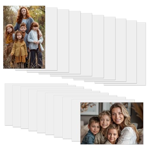 20 Pcs Sublimation Metal Photo Blanks 4x6 Inch Metal Sublimation Sign Blanks 0.45mm Thick Aluminum Sublimation Blanks for DIY Photo Sign Wall Poster Frame,Crafts,Gift,Home Decor by ToBeAce - Used condition - US$15.20