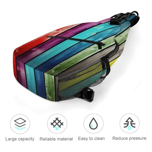 Morrales Sling Bag Color Blanco Deportivo para Senderismo miniatura 5