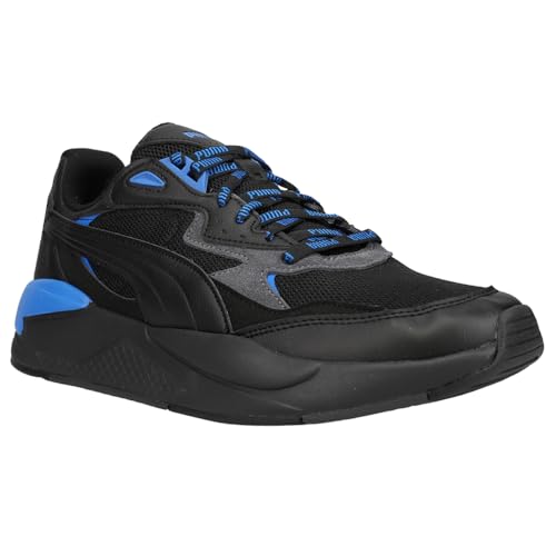 PUMA Mens X-Ray Speed Logomania Lace Up Sneakers Shoes Casual - Black, Blue2