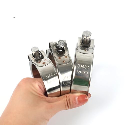 304 de aço inoxidável fortalece a braçadeira de mangueira circular ar água combustível mangueira cli