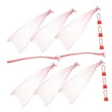 ZUNOXAZ 100 Piezas Bolsa Malla Reutilizable Resistente Nylon para Frutas y Verduras Bolsas de Almacenamiento Transpirables para Productos Agrícolas Ecoamigables y Duraderas