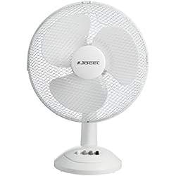 Ventilador Jocel Jocel JVM030580 Ventilador de Sobremesa, 35 W, Plástico, 3 Velocidades, Blanco