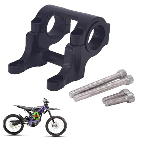 JFG RACING Elevador Manillar Moto,Abrazaderas Manillar Alzas Manillar Moto Aluminio para Sur Ron Light Bee X S/X/L1E X260/X160