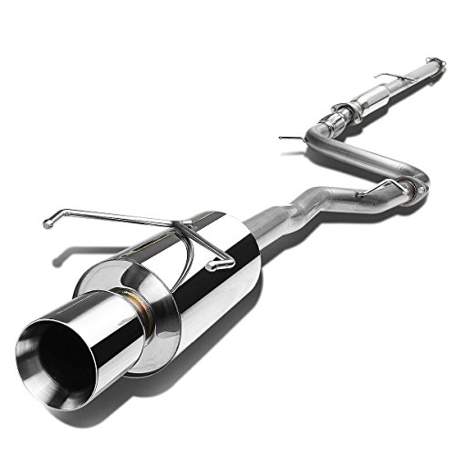 DNA MOTORING CBE-HA94L4-NRT Stainless Steel Cat Back Exhaust System [Compatible with 94-97 Honda Accord l4 Engine ONLY]