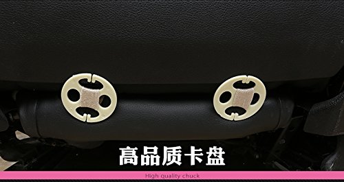 Edealyn Pu Leather Car Seat Cushion Cover Car Seat Cover Office Chair Cover For Front Seat 1 Pcs (Black) #TOP3