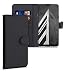 Produktbild kwmobile Hülle kompatibel mit Samsung Galaxy A20s - Kunstleder Wallet Case mit Kartenfächern Stand in Schwarz