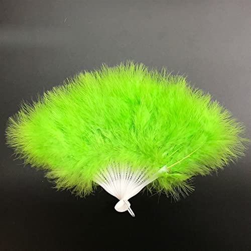 Abanico de plumas para fiesta de rendimiento y danza nupcial 2