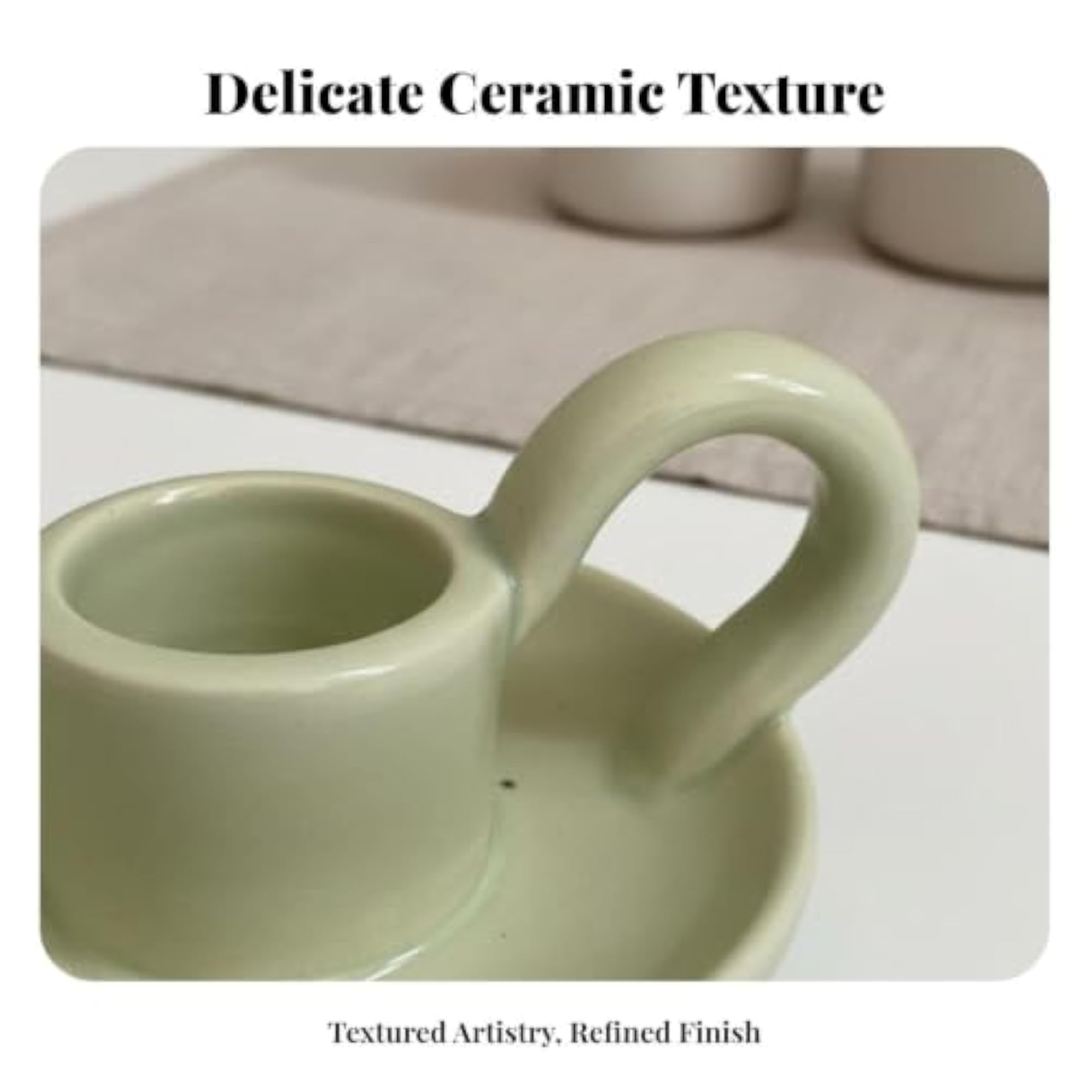 Nordic Ceramic Candle Holder for Minimalist Decor
