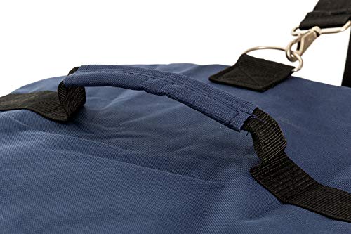 Heavy Duty Cargo Duffel Large Sport Gear Drum Set Equipment Hardware Travel Bag Rooftop Rack Bag (36" X 17" X 17", Navy) #TOP3