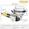 Hanchen Pneumatic Strapping Tools Integrated Strapping Machine 16mm/19mm Steel Belt Pneumatic Iron Belt Baler CE (19mm(0.75in))
