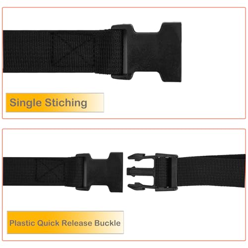 Luggage Strap, Hiziwimi 6Pcs Personalised Luggage Straps for Suitcases, Suitcases Strap Suitcase Belts, Luggage Nylon Straps with Quick Release Buckle Strap Utility for Travel Packing Outdoorsports - Image 4
