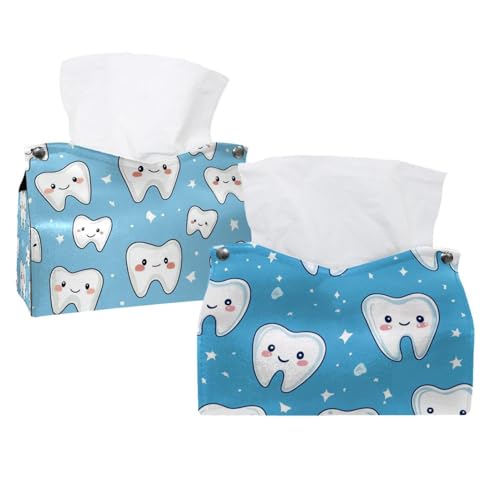 Boîtes à mouchoirs mignonnes au design épuré pour commode et table de nuit