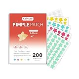 Pimple Patches for Face, Colorful Hydrocolloid Acne Patches for Covering Zits and Blemishes, 3 Sizes of Ultra-Thin Spot Patch for All Skin Types（200 Counts）