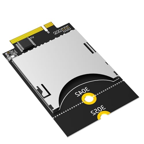 CHENZILIN Key B to Memory Card Adapter, Fast Speed Data Transfer and Storage Expansion for Laptops