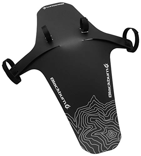 Blackburn MTB and Fat Tires Barrier Mud Guards (Black White, Fat Tires)